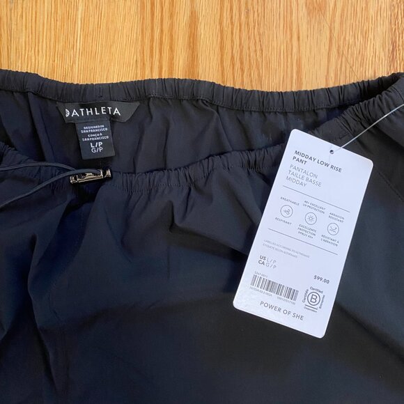 NWT • Petite • Athleta Midday Low Rise Poplin Pant - Picture 5 of 6